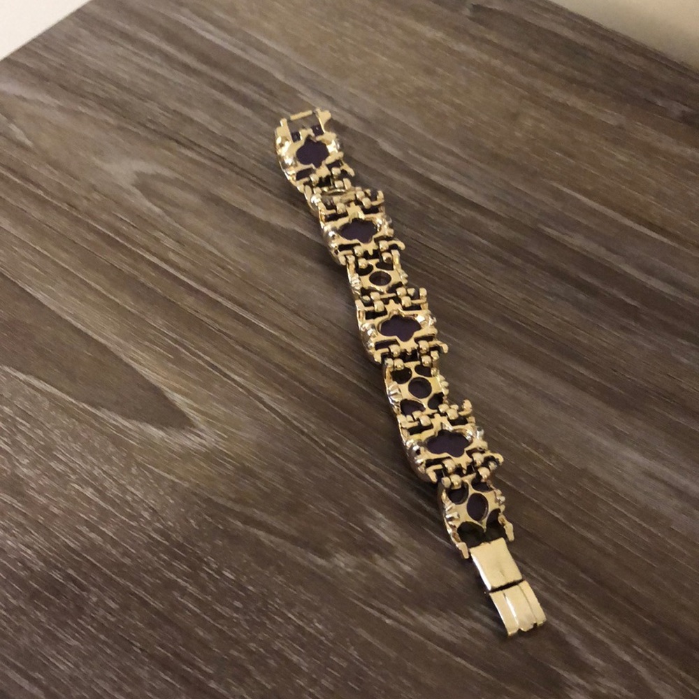 Chunky Purple Clasp Bracelet - Picture 5 of 5